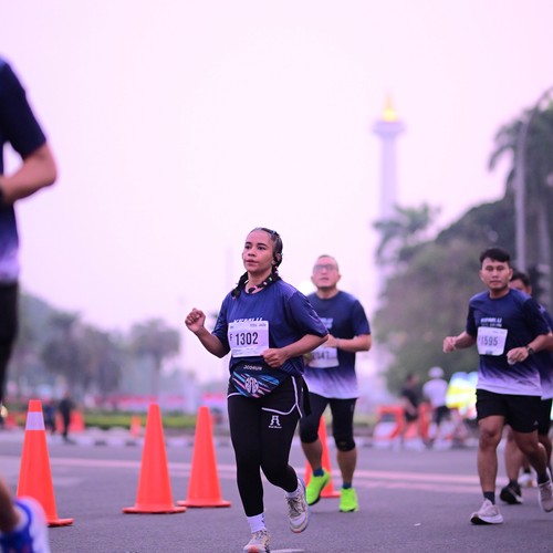 Race photo from KEMLU RUN 2026