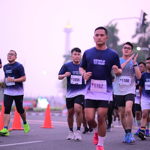 Race photo from KEMLU RUN 2026
