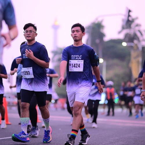 Race photo from KEMLU RUN 2026