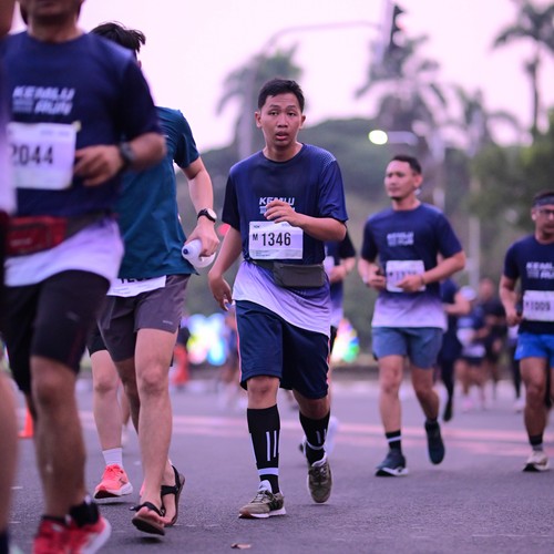 Race photo from KEMLU RUN 2026