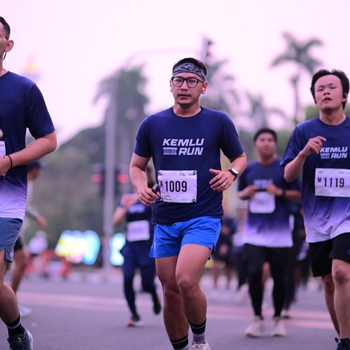 Race photo from KEMLU RUN 2026