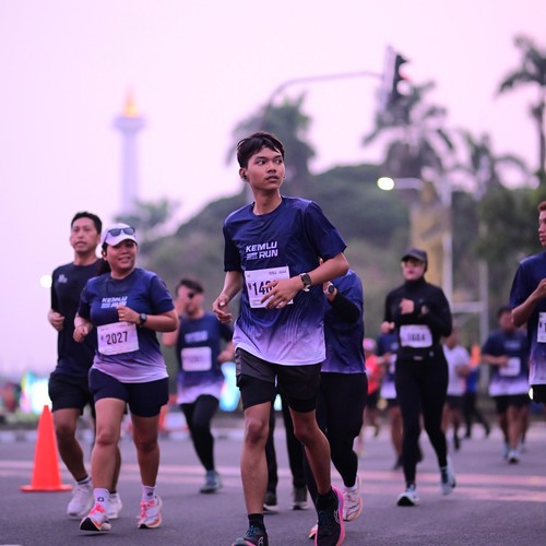 Race photo from KEMLU RUN 2026