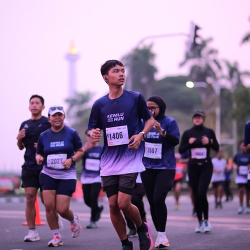 Race photo from KEMLU RUN 2026
