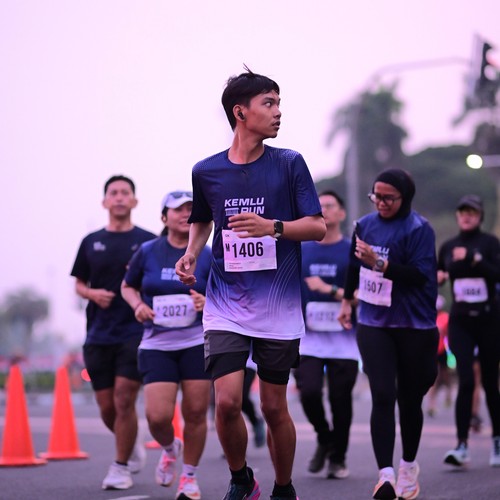 Race photo from KEMLU RUN 2026