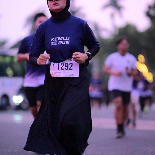 Race photo from KEMLU RUN 2026
