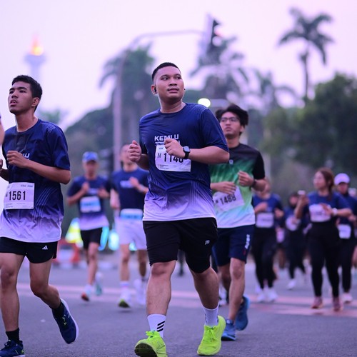 Race photo from KEMLU RUN 2026