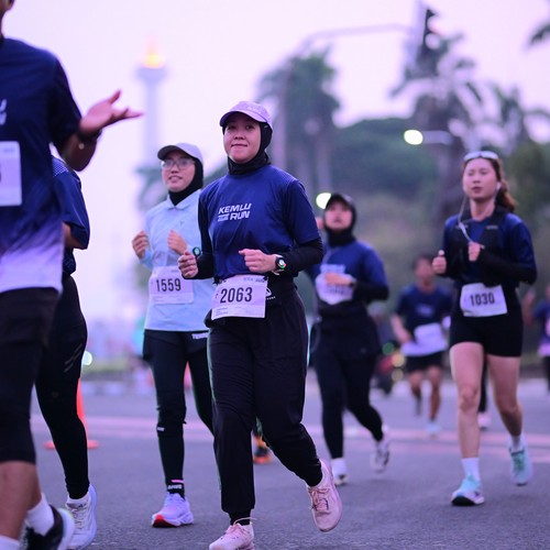Race photo from KEMLU RUN 2026