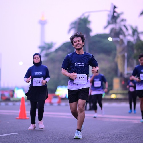 Race photo from KEMLU RUN 2026