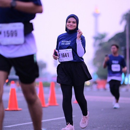 Race photo from KEMLU RUN 2026