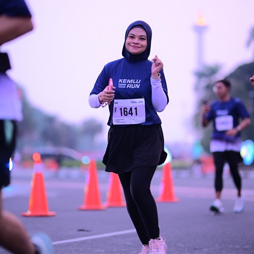 Race photo from KEMLU RUN 2026