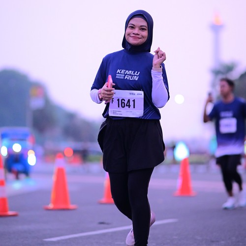 Race photo from KEMLU RUN 2026