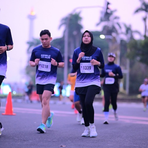 Race photo from KEMLU RUN 2026