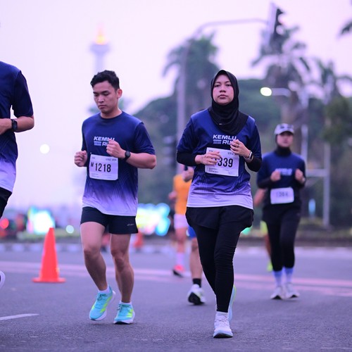 Race photo from KEMLU RUN 2026