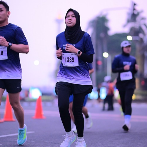 Race photo from KEMLU RUN 2026