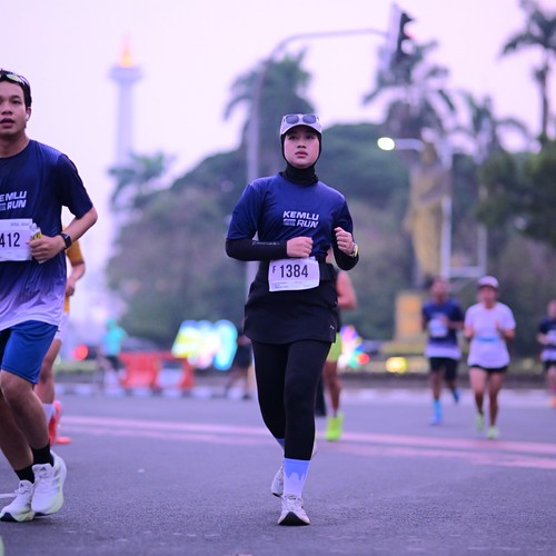 Race photo from KEMLU RUN 2026
