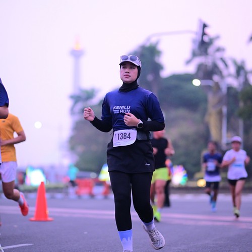 Race photo from KEMLU RUN 2026