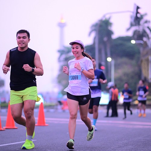Race photo from KEMLU RUN 2026