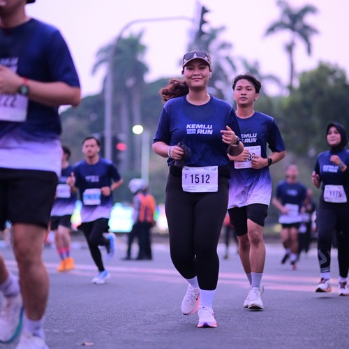 Race photo from KEMLU RUN 2026
