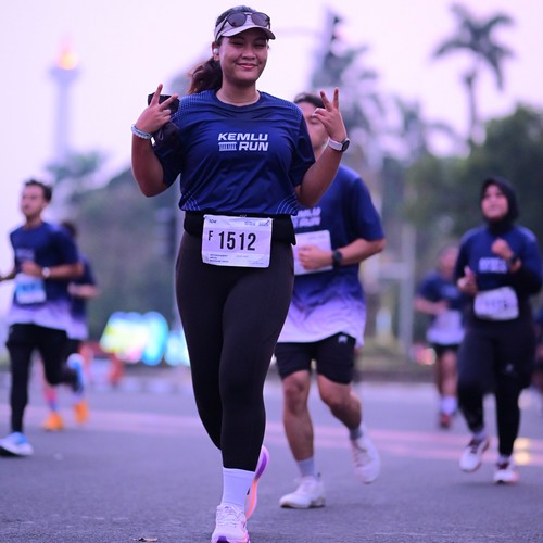 Race photo from KEMLU RUN 2026