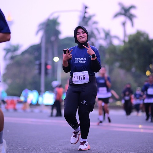 Race photo from KEMLU RUN 2026