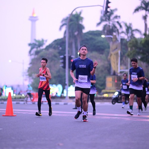 Race photo from KEMLU RUN 2026