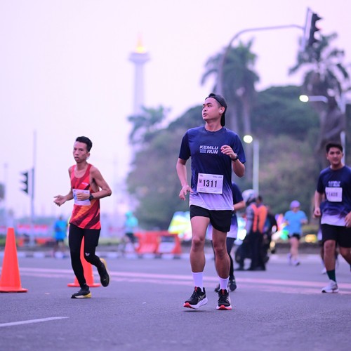 Race photo from KEMLU RUN 2026