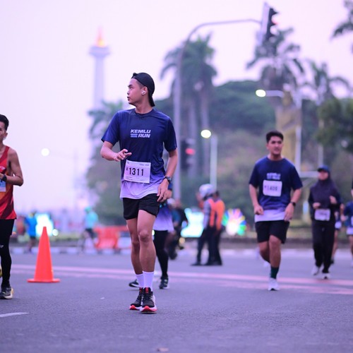 Race photo from KEMLU RUN 2026