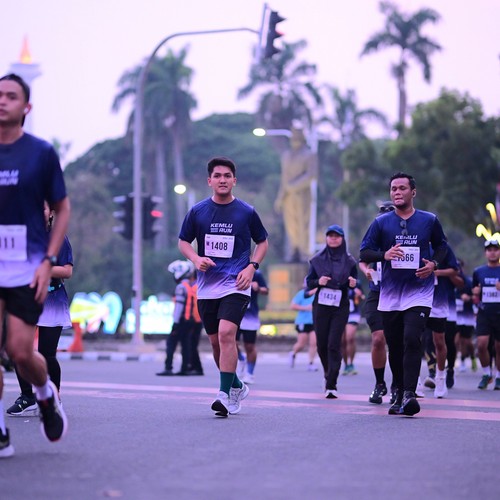 Race photo from KEMLU RUN 2026