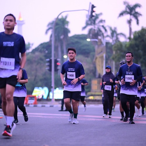 Race photo from KEMLU RUN 2026