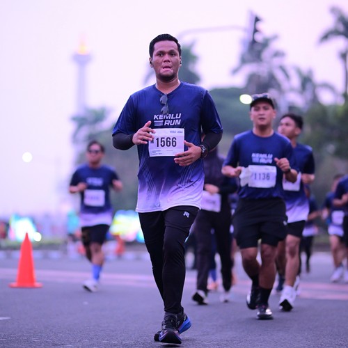 Race photo from KEMLU RUN 2026