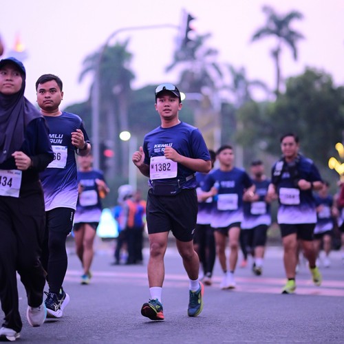 Race photo from KEMLU RUN 2026