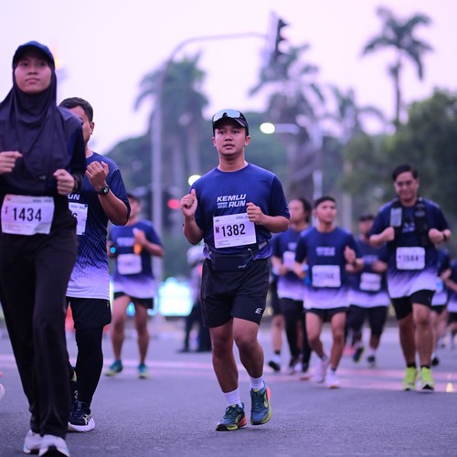 Race photo from KEMLU RUN 2026