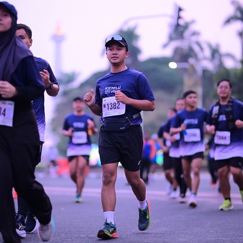 Race photo from KEMLU RUN 2026