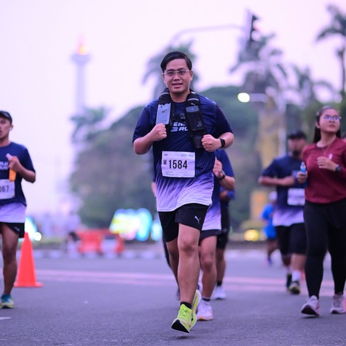 Race photo from KEMLU RUN 2026