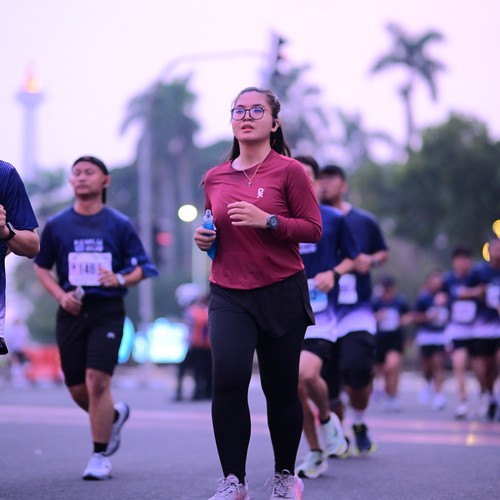 Race photo from KEMLU RUN 2026