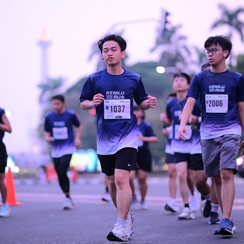 Race photo from KEMLU RUN 2026