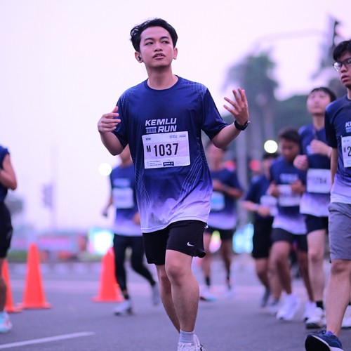 Race photo from KEMLU RUN 2026
