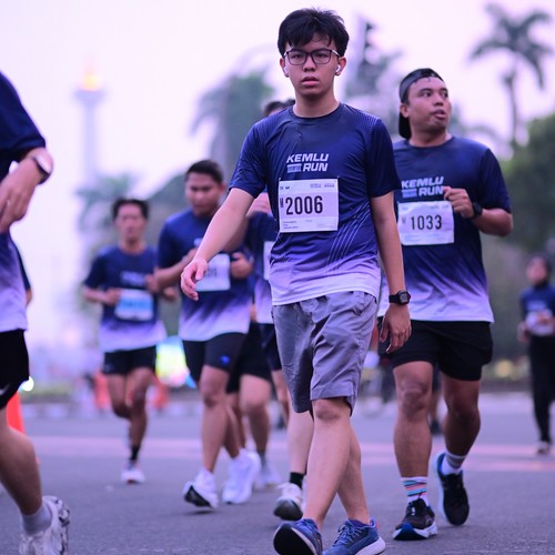 Race photo from KEMLU RUN 2026
