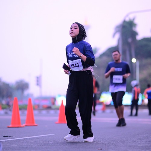 Race photo from KEMLU RUN 2026