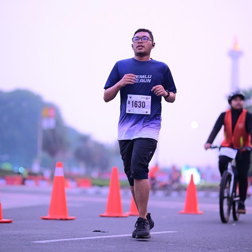 Race photo from KEMLU RUN 2026
