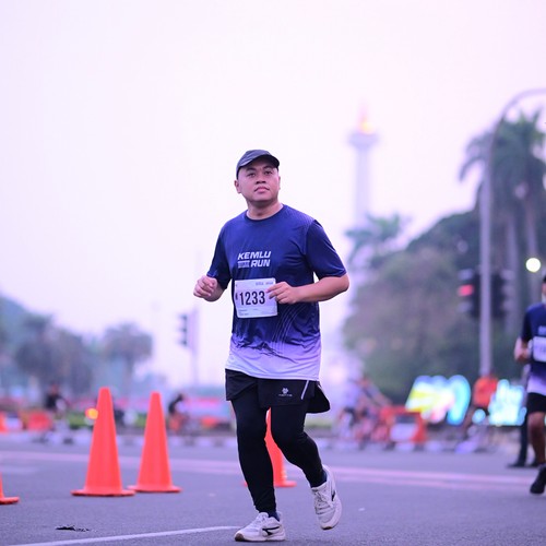 Race photo from KEMLU RUN 2026