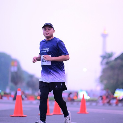 Race photo from KEMLU RUN 2026