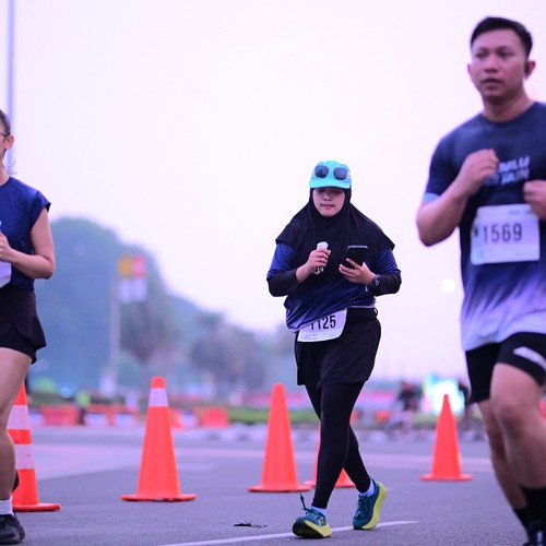 Race photo from KEMLU RUN 2026
