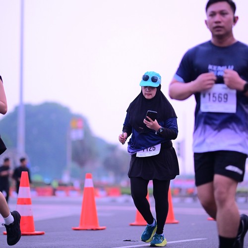 Race photo from KEMLU RUN 2026