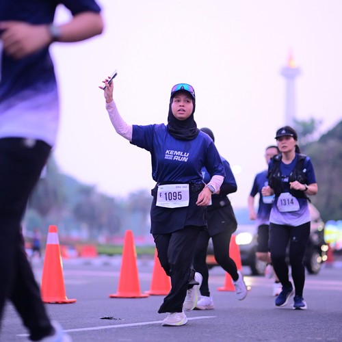 Race photo from KEMLU RUN 2026