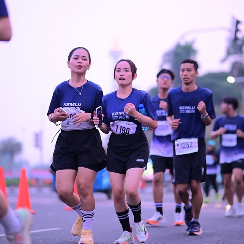 Race photo from KEMLU RUN 2026