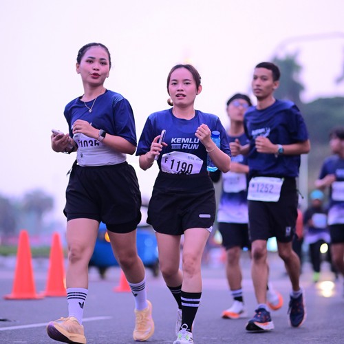Race photo from KEMLU RUN 2026