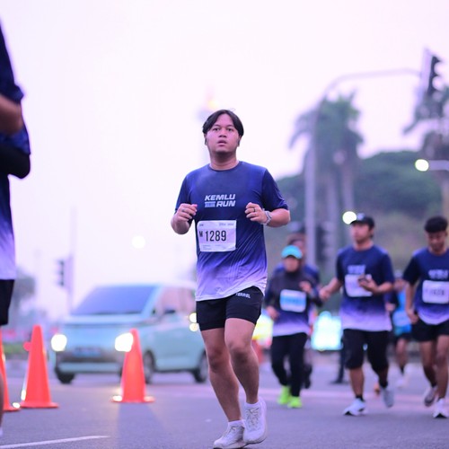 Race photo from KEMLU RUN 2026