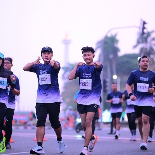 Race photo from KEMLU RUN 2026