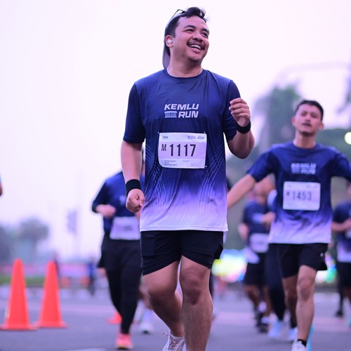 Race photo from KEMLU RUN 2026